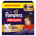 Pampers Night Pants Size 5, 160 Nappies, 11-17 kg, Pampers Night Pants Provide Additional Protection for the Whole Night