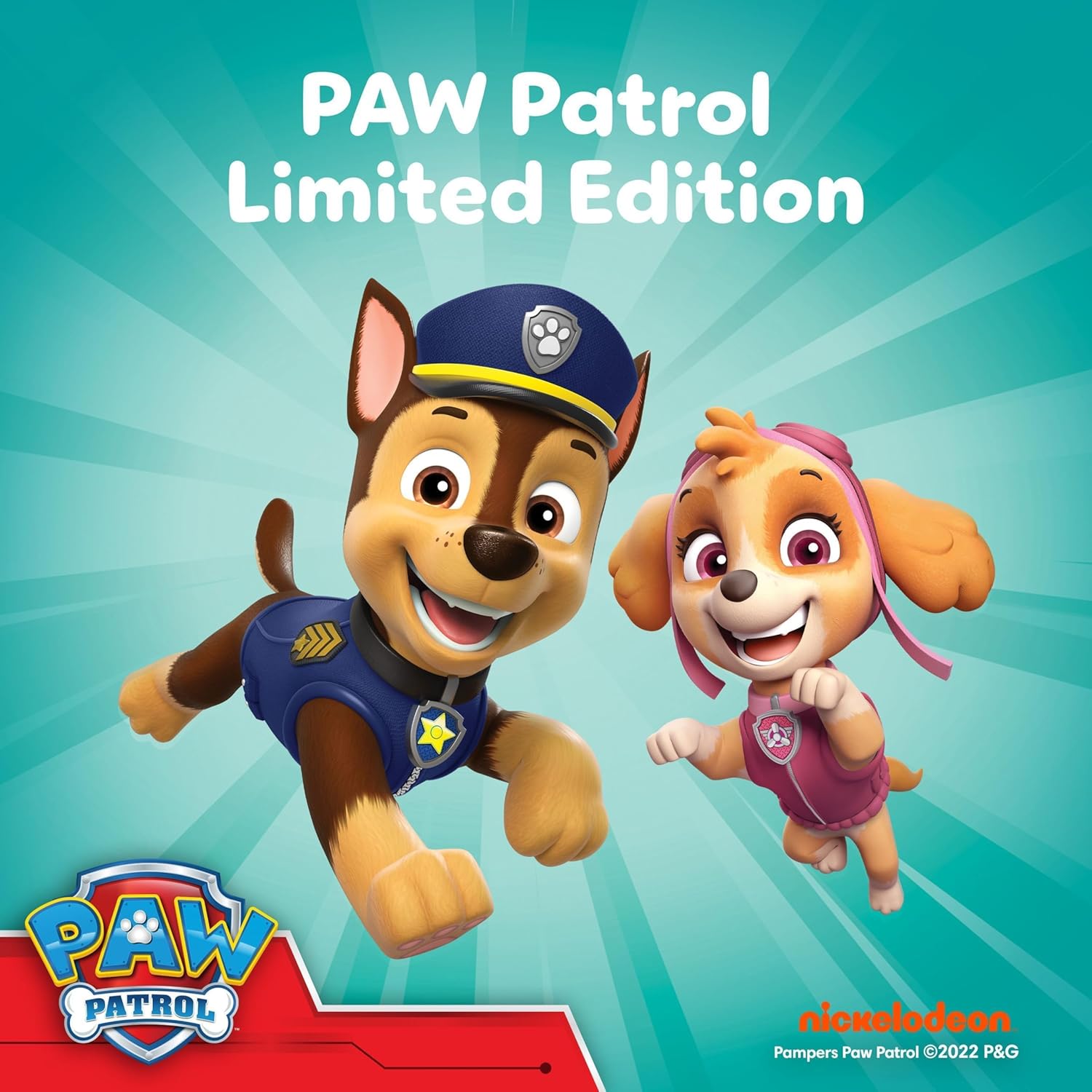 Pampers Baby-Dry Pants Paw Patrol Edition Size 5, 160 Nappies, 11 kg - 17 kg, 360 Degree Fit Helps Prevent Leaks
